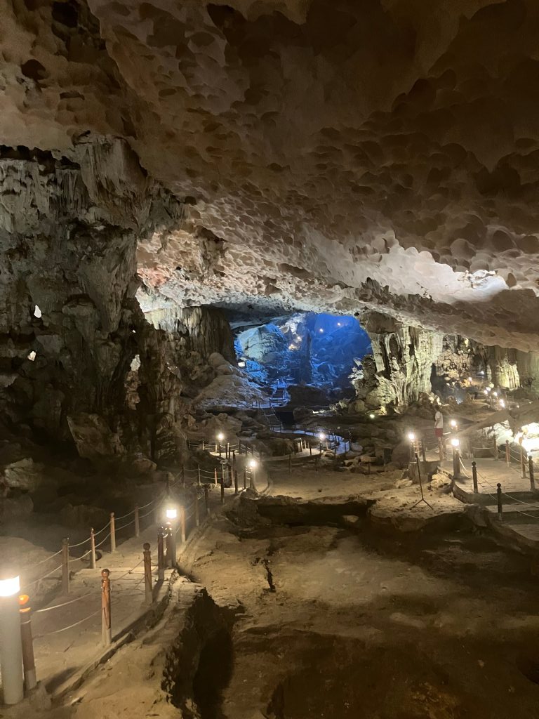 Cave experience as part of the Ha Long Bay trip