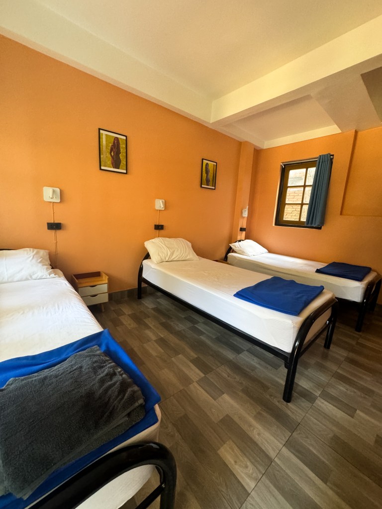 3 Bed Private Room at Revolution Hostel in Chiang Mai, Thailand.