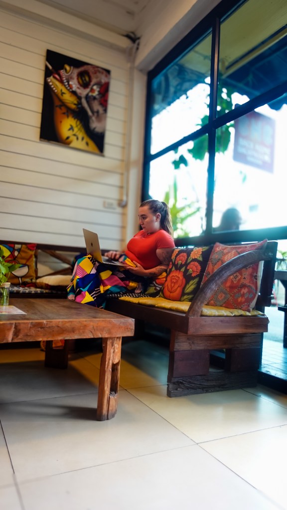 Digital Nomad space at back home backpackers in Bangkok