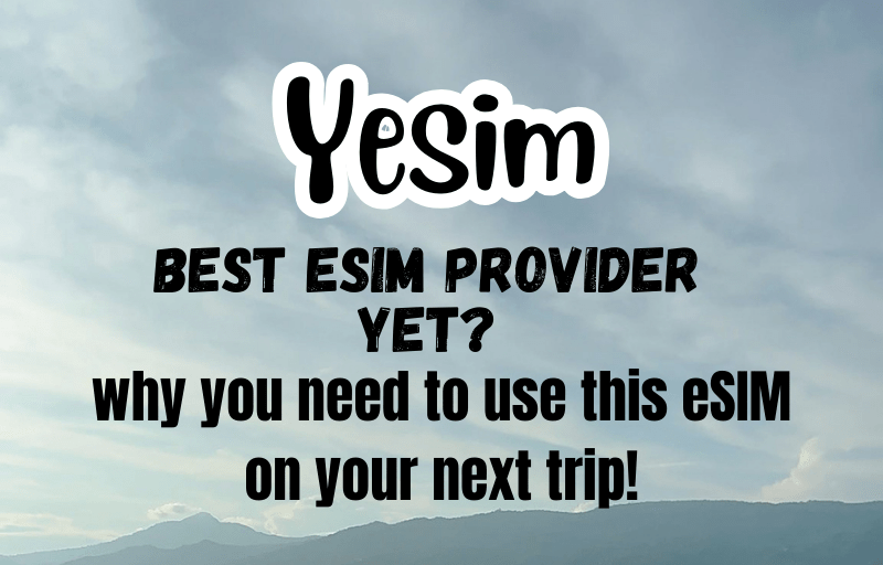 Yesim – The new eSIM provider perfect for travels!